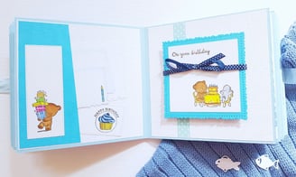 pages and layout, diy baby album ideas 
