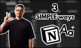 how to change the font size in notion