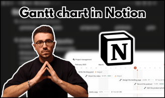 how to make a gantt chart in notion