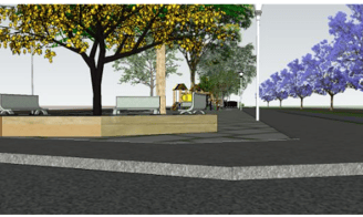 Projetos Paisagisticos em 3D para áreas Urbanas