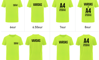 vaikisku sportiniu marskineliu kainos su spauda
