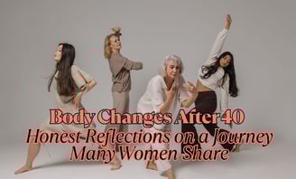 a group of women standing in front of a white background with the words body language