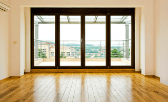 Glass Paneled Door