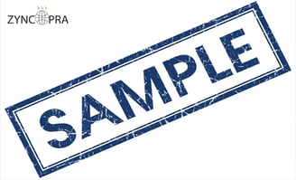 Sample product testing and quality control process