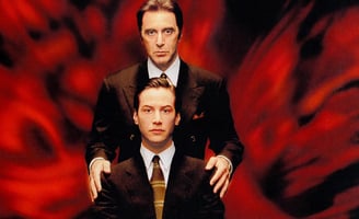 Al Pacino et Keanu Reeves sur l'affiche de L'associé du diable