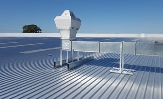 Takfläkt med kanaler - ventilation Västerås