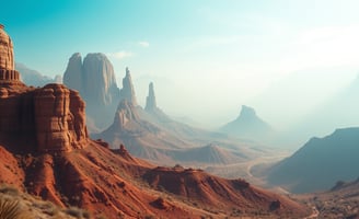 UniverseX - a mountain scene with a mountain range in the background