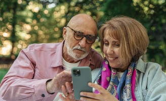 elderly couple interested in a gold ira for their retirement portfolio