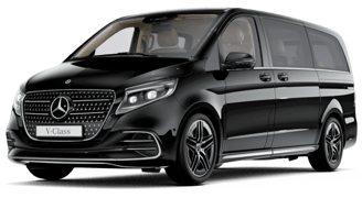 a black mercedes benz V Class