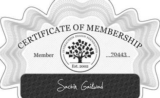 IDF Member, Interaction Design Foundation, Membership Certificate