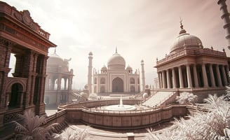 UniverseX - a building with a fountain and a fountain