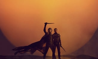 Timothée Chalamet et Zendaya dans DUNE 2