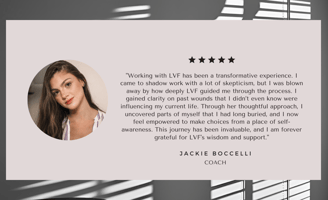A testimonial for the book and/or coaching service by LVF at LVFLVX.com by client.