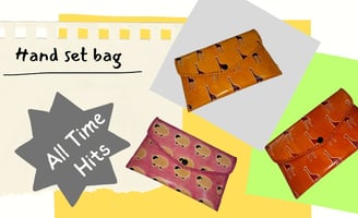  leather purse, hand made leather bag