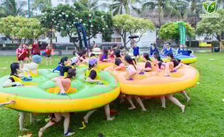 phao lục giác team building