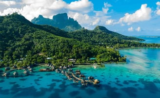 Bora Bora: Stunning coral reefs and luxurious water villas for a dream honeymoon