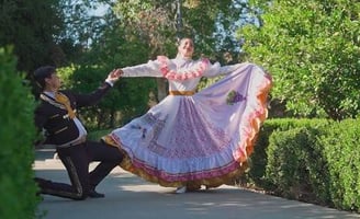 Cozumel, Mexico - Mexican dancers dressed in traditional clothing