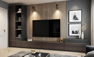 L-Shaped TV Unit Design Ideas