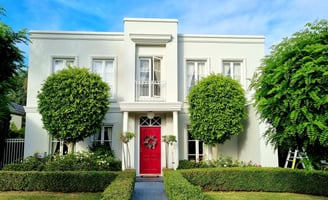 Newly painted house