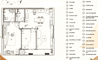 Căn hộ wabi sabi 72m2 - 10