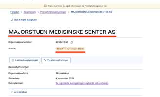 Medpoint AS,Statsforvalteren i oslo,Christer T. Larsen, Majorstuen,Frogner,Ullern,Oslo kommune,Slemdalsveien 1, 0369