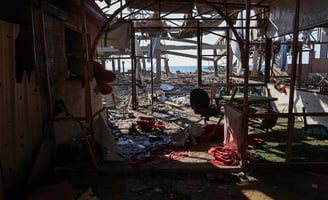 Israeli Airstrike on Gaza Beach