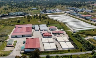 Imagen aérea de las instalaciones de COTABACO.