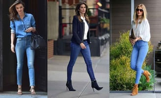 CALÇA JEANS SKINNY