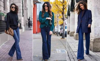 CALÇA JEANS FLARE