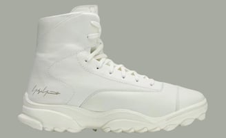 a off-white boot - like shoe with a off-white sole, adidas Y-3 GSG9