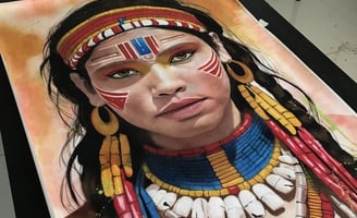 Pintura artista visual: Amanda Amorim