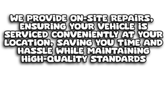 On-site auto repair in Onslow County! Mobile service for oil changes, brakes, battery, diagnostics &