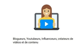 Bloggers, Youtubers, Influencers, video and content creators