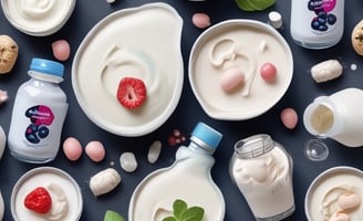 A person in a professional setting is seated at a desk with a white coat on. There is a laptop to the left and a clipboard with papers in front. A bowl of fresh fruits including bananas and apples is on the right side of the desk. Several certificates or diplomas are hung on the wall in the background.