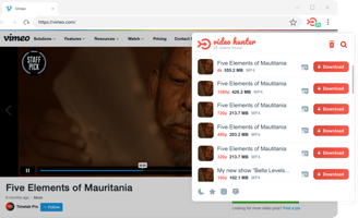 Download videos from Vimeo