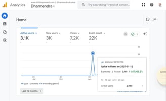 Google Analytics Report 