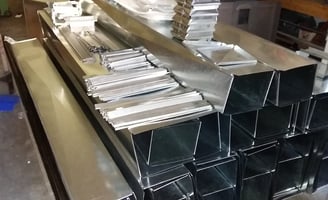 New HVAC ductwork staged for installation by Kamloops HVAC contractor