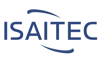 Logo de Isaitec, empresa de soluciones tecnológicas y automatización.