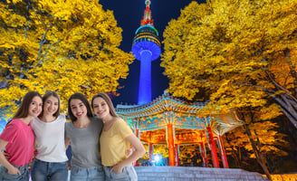 Seoul Tower in the Autumn 