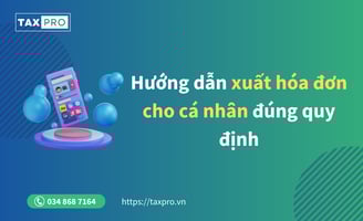 hoa don xuat cho ca nhan