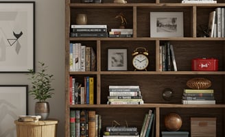 bookshelf decoration