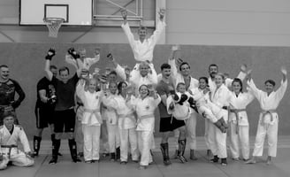Athleten der Abteilung Ju-Jutsu Groitzsch