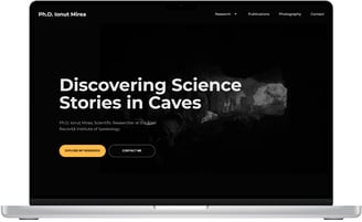 mock up for website mirea-ionut.com