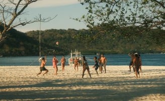 ElNido People playing Volleyball
