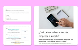 Proceso de trabajo de copywriting.