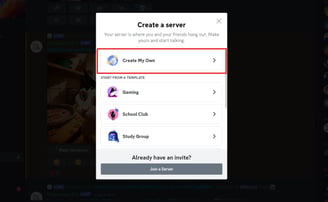 Tworzenie własnego serwera na Discord