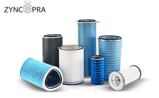 Filtros industriales listos para exportación