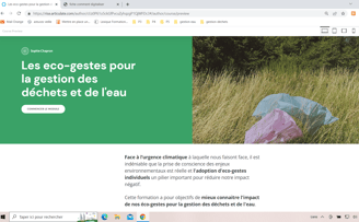 éco-gestes gestion des déchets mobilisation écologique