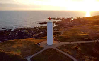 Photo drone couché de soleil Genecis Studio Photographe Tours 37 Indre et Loire Mariage Entreprise