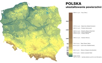 Mapa Polski